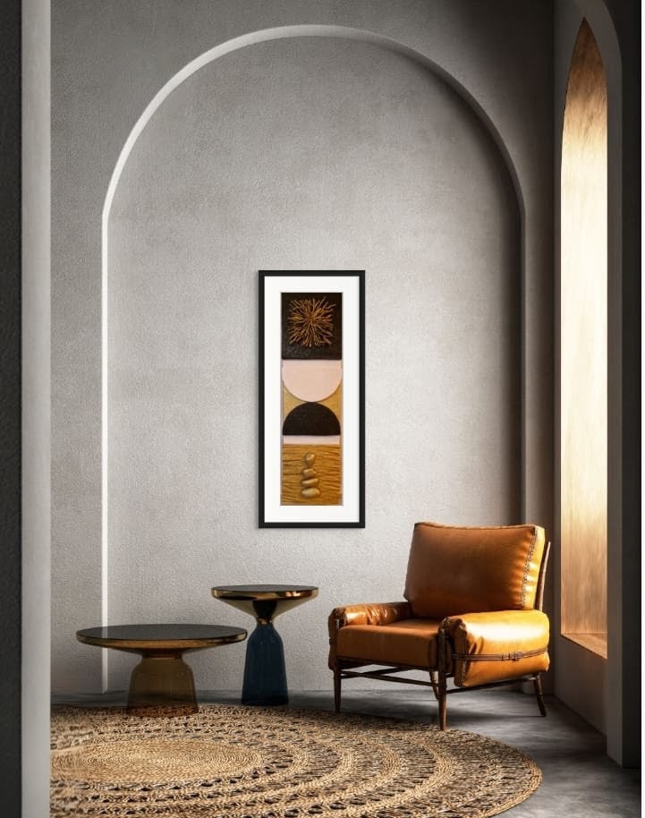 Bespoke canvas in luxury arched room